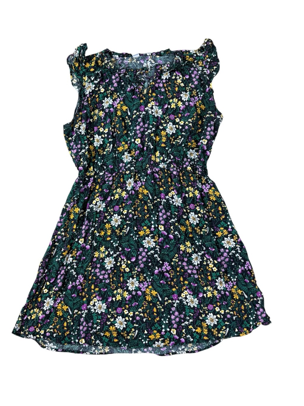 Woman’s Old Navy floral rayon dress size XL